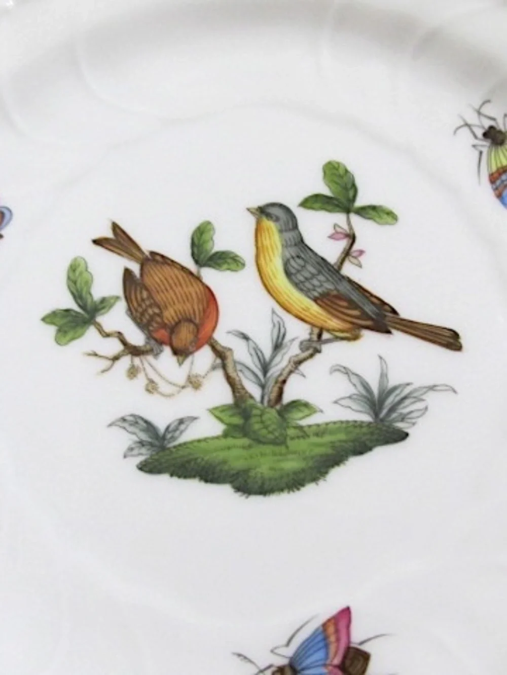 VTG Herend Porcelain Bread&Butter Plate, Rothchild Motif 7 - Picture 3 of 10
